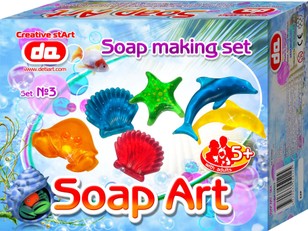 „Soap Art“ muilo kūrybos rinkinys. Jūros gyvūnai