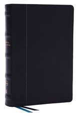 Nkjv, Encountering God Study Bible, Genuine Leather, Black, Red Letter, Thumb Indexed, Comfort Print