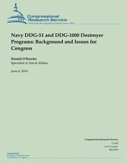 Navy DDG-51 and DDG-1000 Destroyer Programs