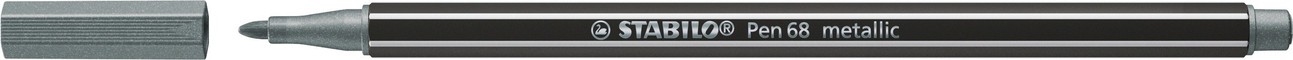 Rašiklis PEN 68 metallic sidabrinis
