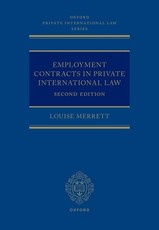 Employment Contracts and Private International Law