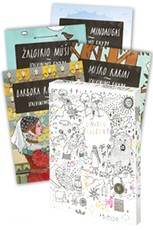 Istorinių spalvinimo knygelių rinkinys „Mažųjų Lietuvos istorija“