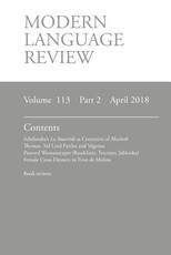 Modern Language Review (113