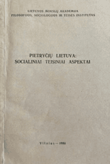 Pietryčių Lietuva: socialiniai teisiniai aspektai