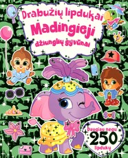 Madingieji džiunglių gyvūnai: drabužių lipdukai