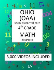 4th Grade OHIO OAA, 2019 MATH, Test Prep