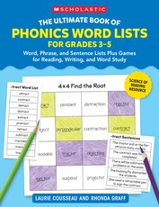 The Ultimate Book of Phonics Word Lists: Grades 4-5