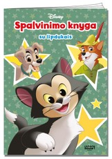 Disney. Spalvinimas su lipdukais