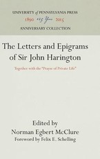 The Letters and Epigrams of Sir John Harington