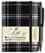 Black and White Tartan: Mini with Pen: Scottish Traditions: Waverley Genuine Tartan Cloth Commonplace Notebook