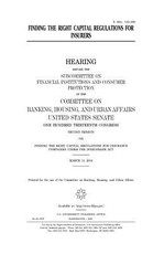 Finding the right capital regulations for insurers