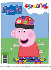 Spalvink. Peppa Pig. Kiaulytė Pepa. 2022 02