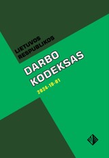 Lietuvos Respublikos darbo kodeksas (2024-10-01)