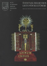 Šventųjų relikvijos Lietuvos kultūroje