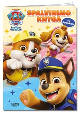 Šunyčiai patruliai. Spalvinimas su lipdukais