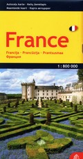 Prancūzijos kelių žemėlapis 1 : 800 000