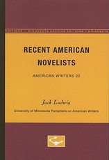 Recent American Novelists - American Writers 22