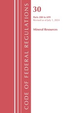 Code of Federal Regulations, Title 30 Mineral Resources 200-699, 2023