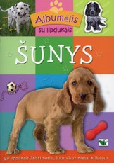 Albumėlis su lipdukais. Šunys