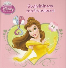 Spalvinimas mažiausiems. Princesė