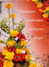 Dvigubas atvirukas su voku
