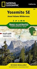 Yosemite Se: Ansel Adams Wilderness Map