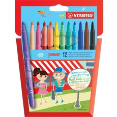 Flomasteriai POWER 12sp.