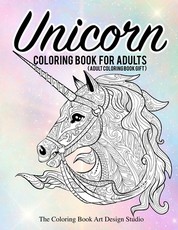 Unicorn Coloring Book for Adults (Adult Coloring Book Gift)