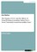 The Trauma of 9/11 and the Effects of Visual Writing in Jonathan Safran Foer's Novel "Extremely Loud & Incredibly Close"