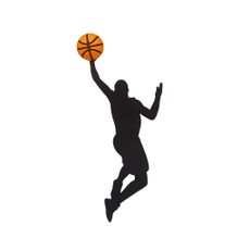 Knygos skirtukas „Slam Dunk“, juodas / oranžinis