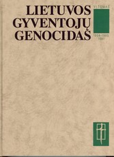 Lietuvos gyventojų genocidas VI tomas, 1954–1989, 1991