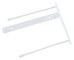 Archyvinis segtukas Z-clip baltas