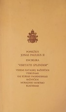 Enciklika „Veritatis splendor“: visiems katalikų bažnyčios vyskupams kai kuriais pagrindiniais bažnyčios moralinio mokymo klausimais