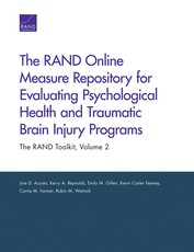 The RAND Online Measure Repository for Evaluating Psychological Health and Traumatic Brain Injury Programs