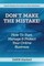 Don't Make the Mistake