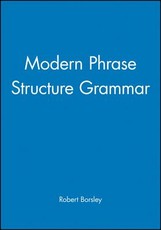 Modern Phrase Structure Grammar