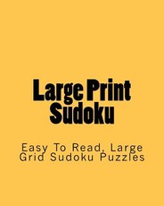 Large Print Sudoku