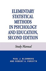 Elementary Statistical Methods in Psychology