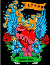 Tattoo Coloring Book for Grown Ups