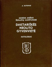 Daktariškės neolito gyvenvietė. Katalogas