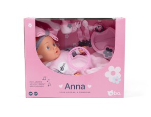bo. Interaktyvi lėlytė-naujagimis Anna, 42 cm