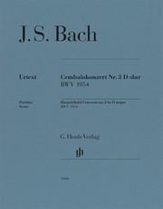Johann Sebastian Bach - Cembalokonzert Nr. 3 D-dur BWV 1054