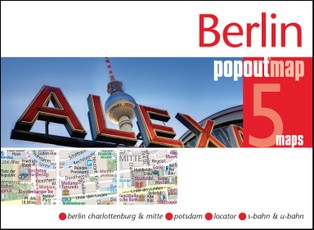 Berlin PopOut Map, 5 maps