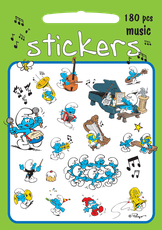 Smurfų lipdukai Muzika