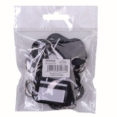 Raktų pakabukai 10vnt juodi