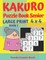 Kakuro Puzzle Book Senior - Large Print 4 x 4 - Book 1