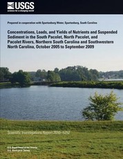 Concentrations, Loads, and Yields of Nutrients and Suspended Sediment in the South Pacolet, North Pacolet, and Pacolet Rivers, Northern South Carolina and Southwestern North Carolina, October 2005 to September 2009