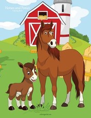Horses and Ponies Coloring Book 1