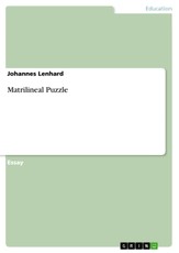 Lenhard, J: Matrilineal Puzzle