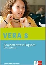 VERA 8 Englisch Kompetenztest. Mittleres Niveau. Arbeitsheft mit Lösungen